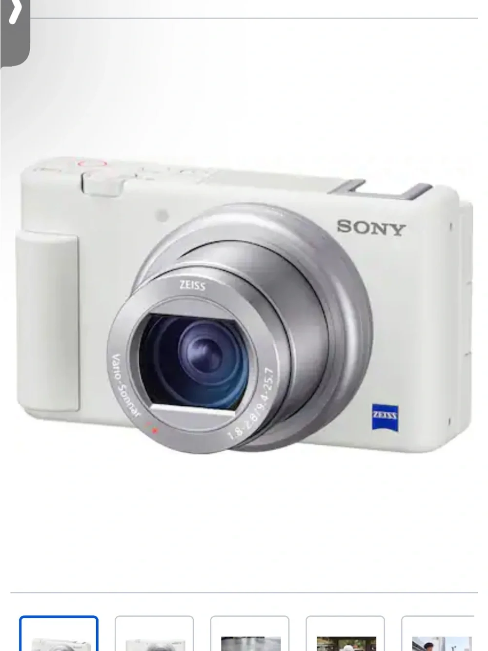 Sony - Alpha ZV-E10 APS-C Vlog Camera Body (White) Content Creator's Bundle